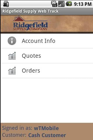 Ridgefield Supply Web Track截图1