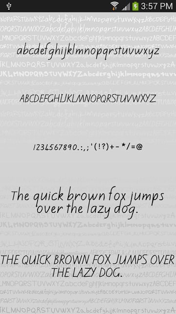 Hand2 fonts for FlipFont&reg; free截图6