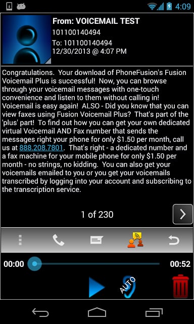 可视语音信箱 Visual Voicemail Plus截图1