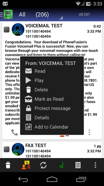 可视语音信箱 Visual Voicemail Plus截图8