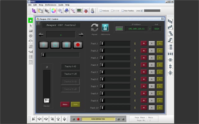 Reaper OSC Control截图3