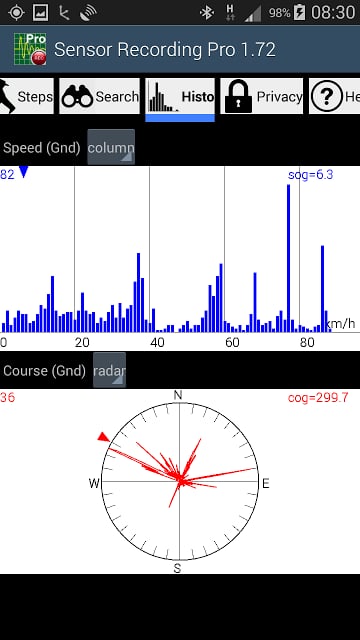 Sensor Recording Lite 1.59截图2