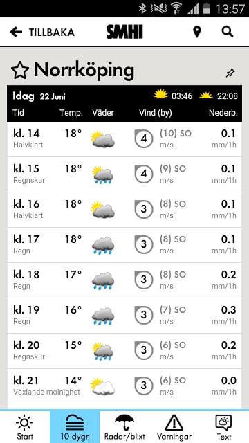 SMHI V&auml;der截图10