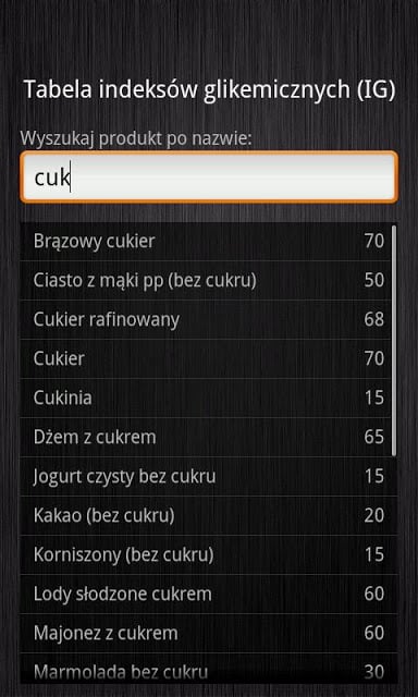 Glycemic Index截图1