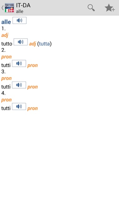 意大利-丹麦迷你字典截图10