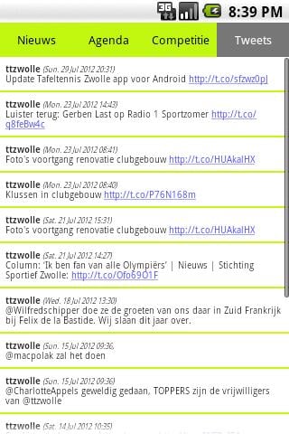 Tafeltennis Zwolle截图1