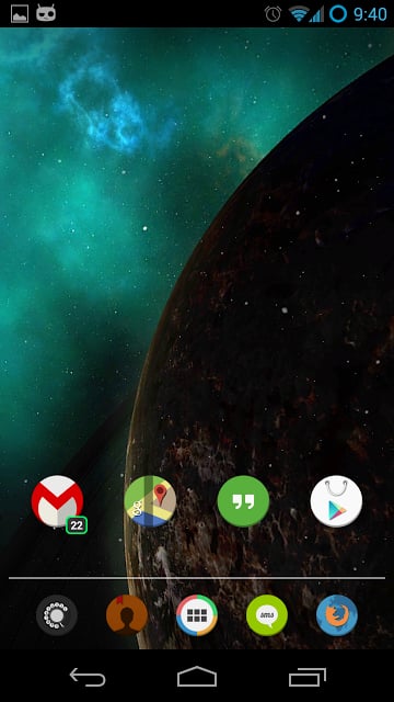 3D Space Live Wallpaper Free截图3