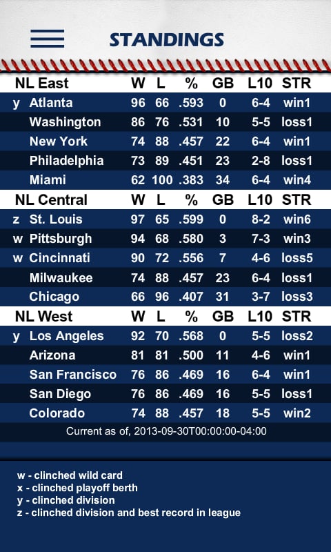 Baseball Pocket Sked - D...截图7