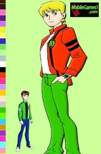 Ben 10 Alien Force Coloring截图6