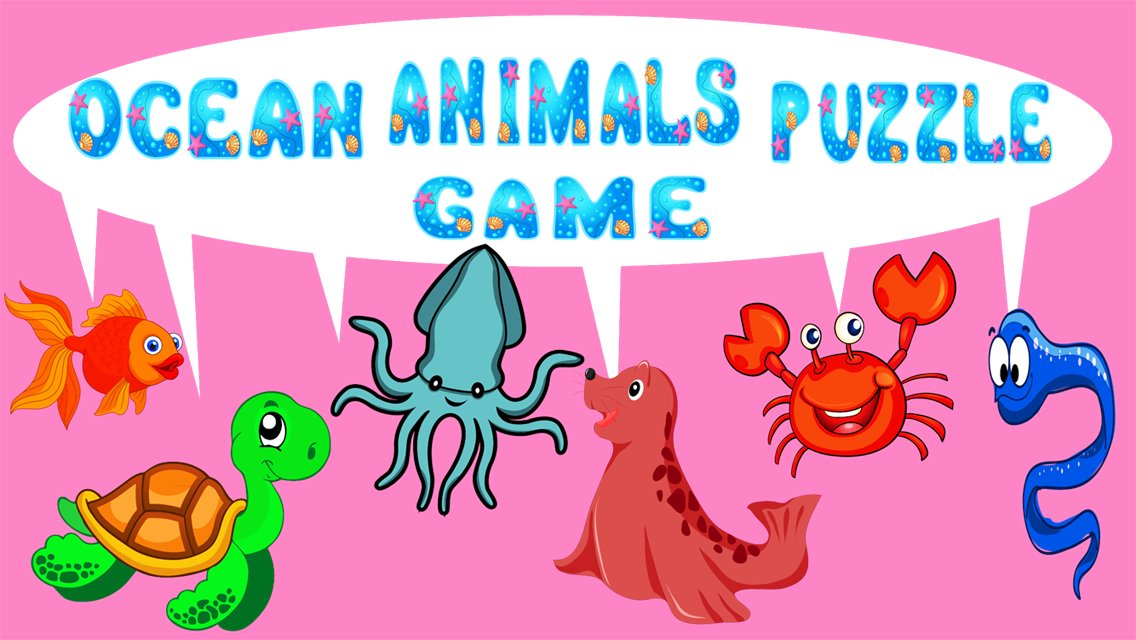 海洋动物的益智游戏截图1