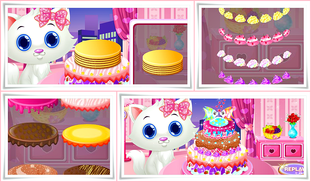 Kitty Cake Maker截图6