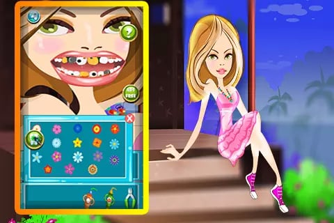 Dentist Game Pinky Girl截图3