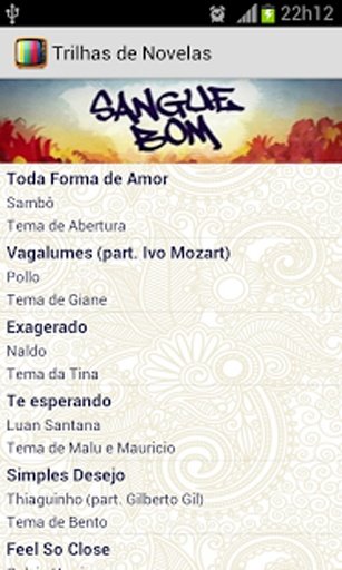 Trilhas Sonoras de Novelas截图5