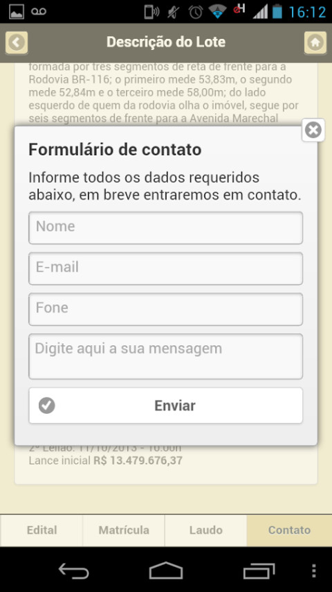 Rocha Leilões Android截图6