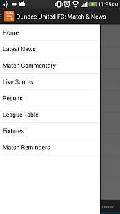 Dundee United FC: Match &amp; News截图5