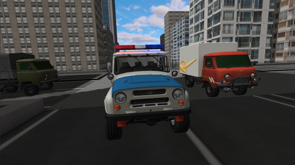 UAZ Police Traffic Pursuit 3D截图4