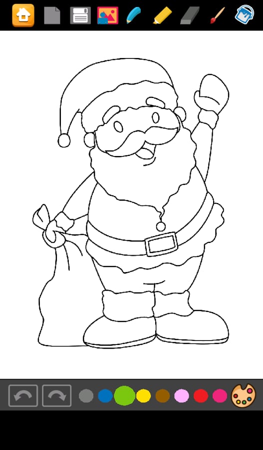 Coloring Games Santa Cla...截图3