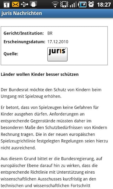 juris Nachrichten截图2