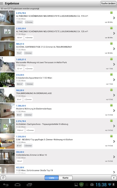 Immobilien Suche wohnnet.at截图1