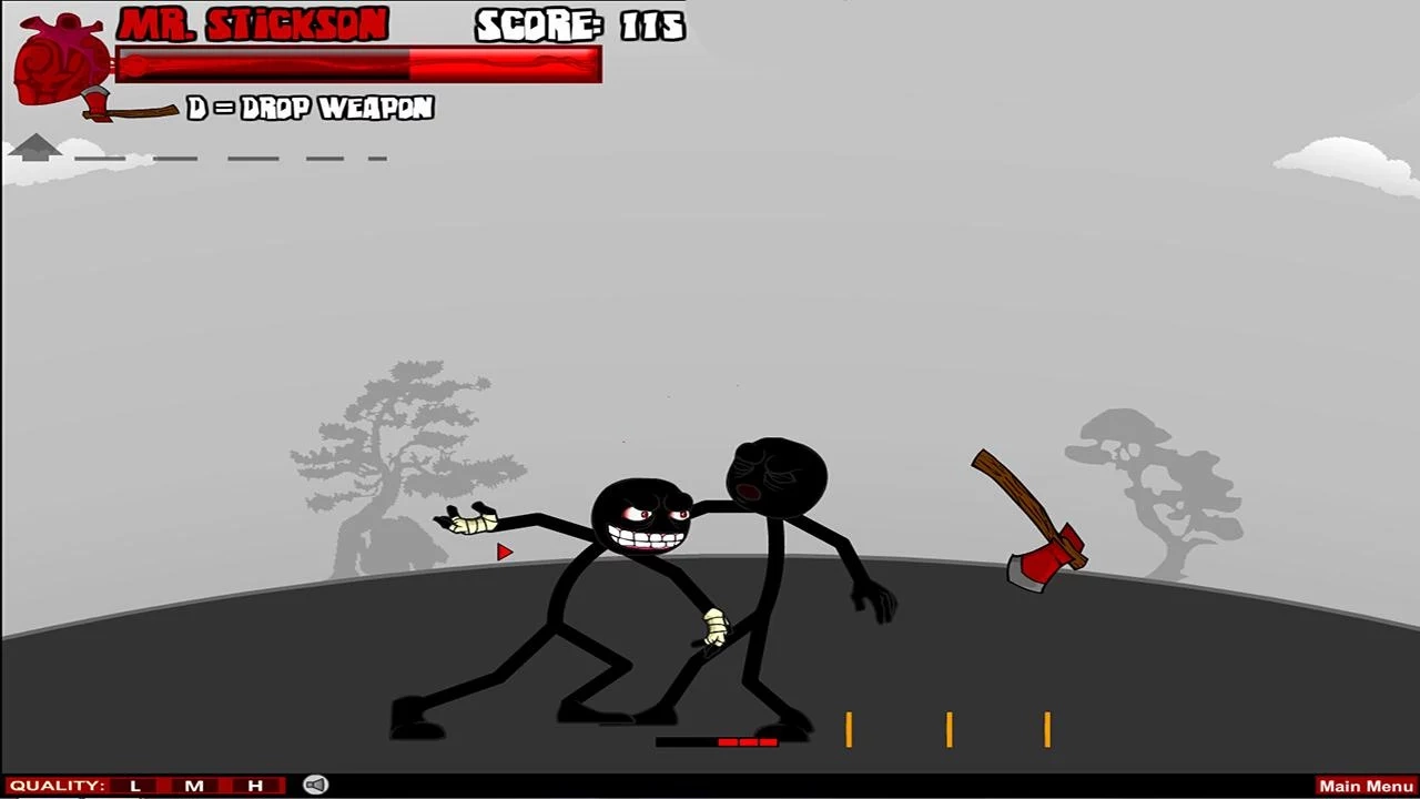 Crazy Killing - stickman fight截图3