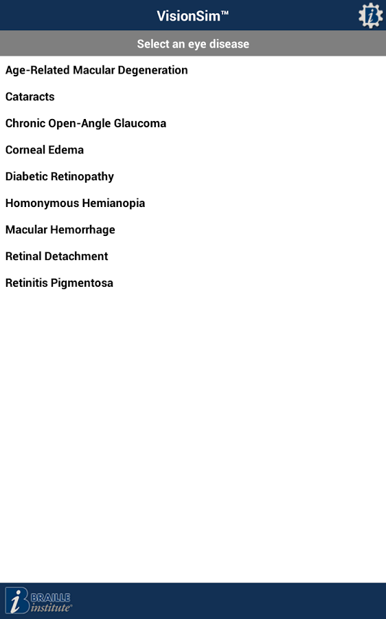 VisionSim by Braille Institute截图1