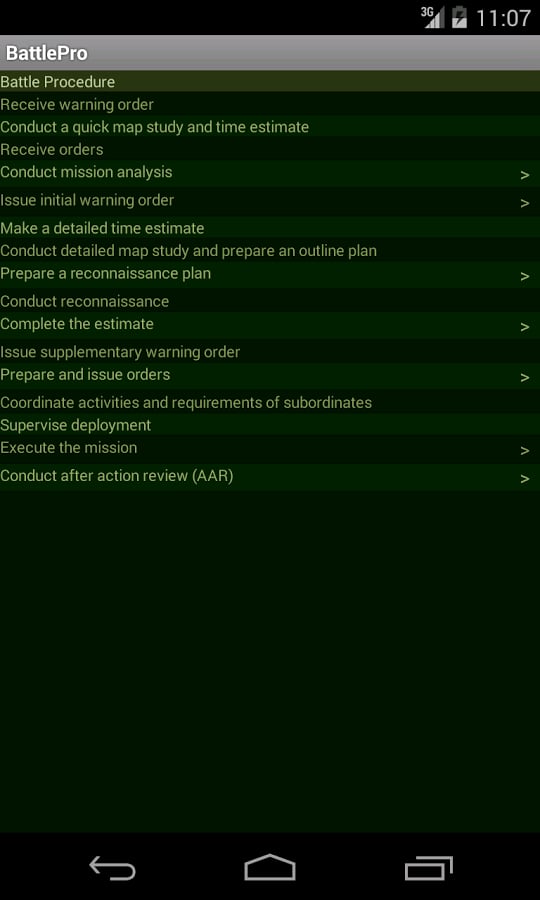 Battle Procedure Aide Me...截图3