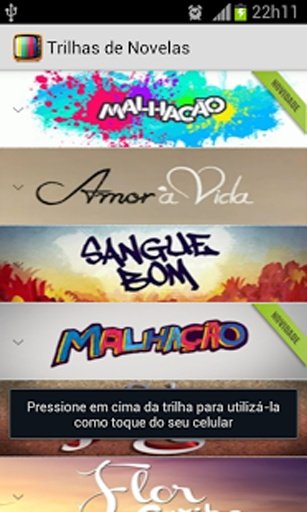 Trilhas Sonoras de Novelas截图3