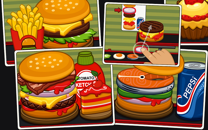 Burger Cafe HD截图3