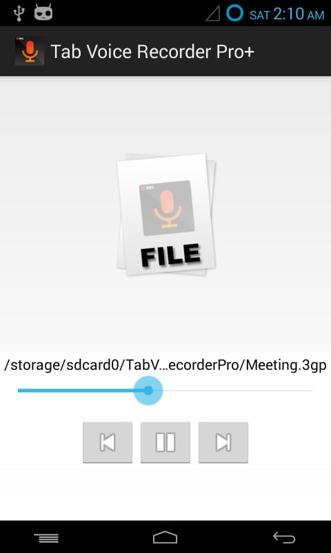 Tab Voice Recorder Pro+截图2