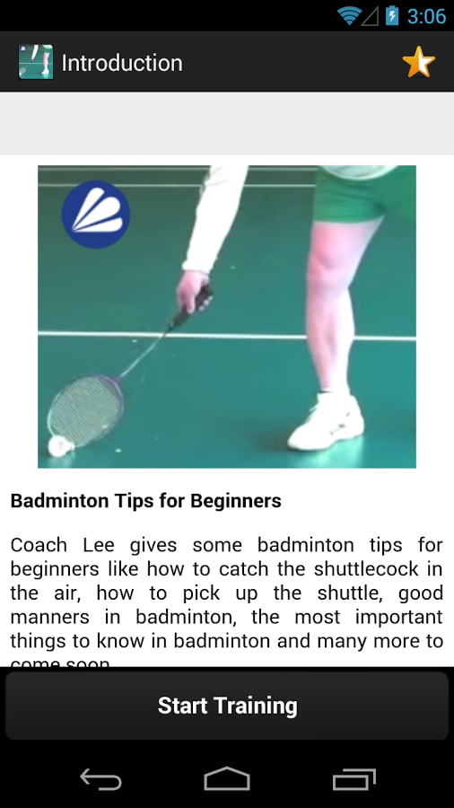 Badminton Tips for Begin...截图1