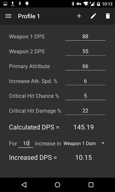 DPS Calculator for Diablo 3截图1