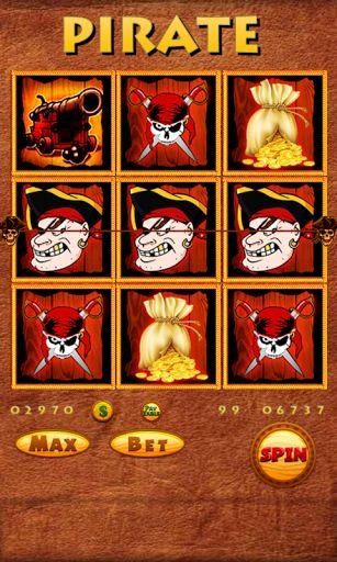 Pirate - 3 reel slots machine截图2