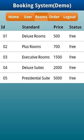 Booking System Demo截图2