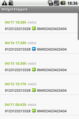 Widget4Sipgate截图1