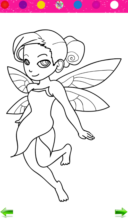 Princesses & Fairies Coloring截图10