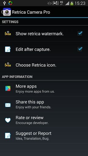 Retrica Camera Pro截图1
