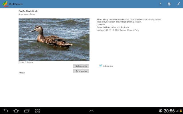 Australian Bird Checklist demo截图1