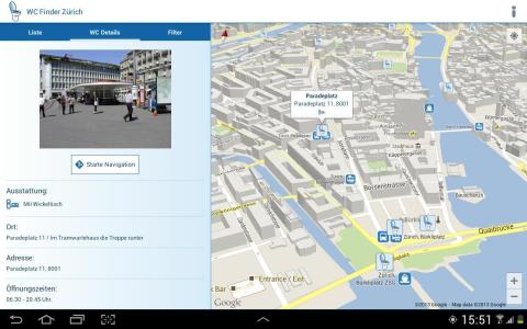 WC Finder Zürich截图5