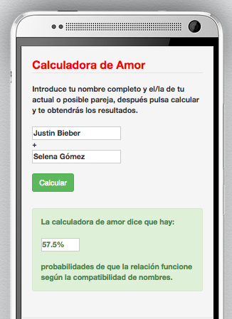 Calculadora de Amor截图3