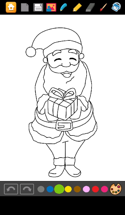 Coloring Games Santa Cla...截图4