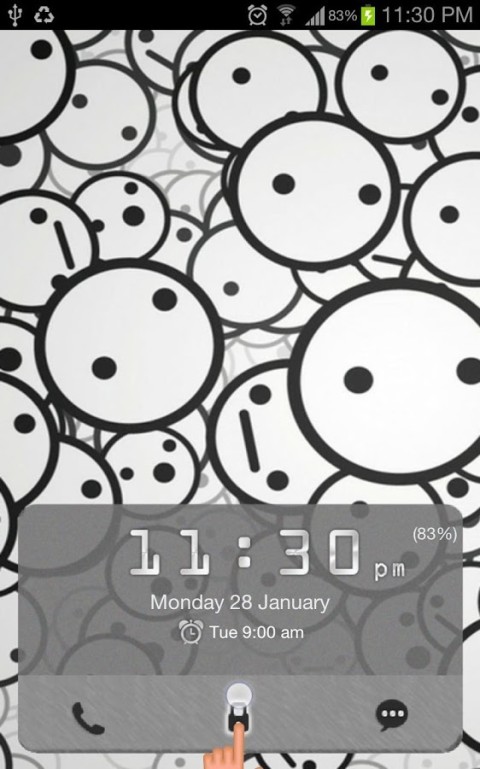 Cute Smileys Go Locker Theme截图3