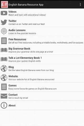 English Banana Resource App截图2