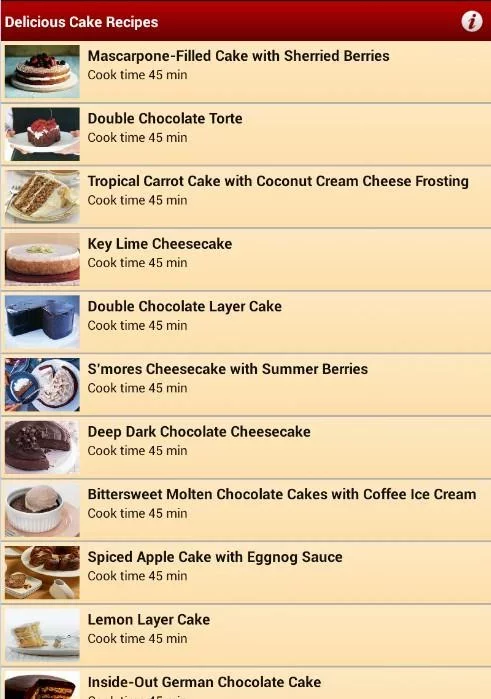 Delicious Cake Recipes截图3