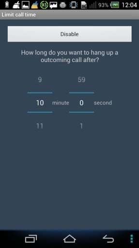 Outgoing Call Time Limit v1.0截图3