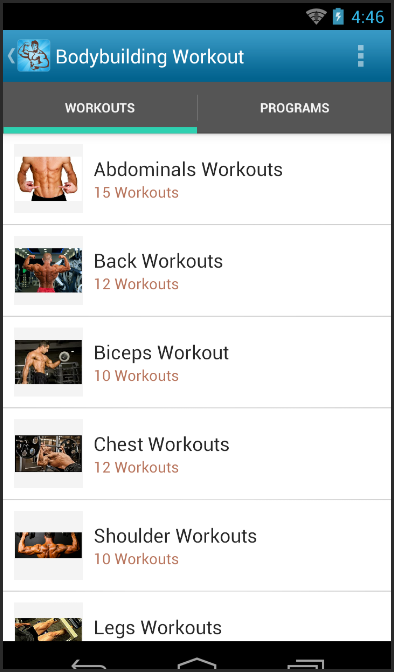 Bodybuilding Workouts Programs截图2