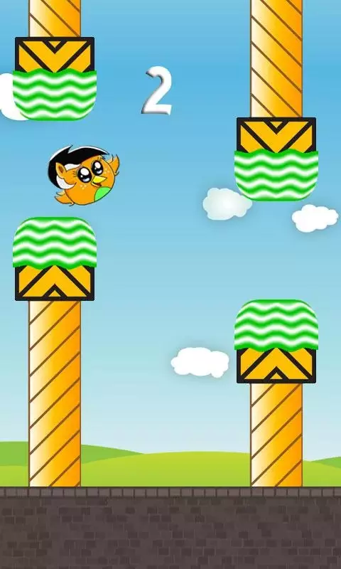 Flappy Pony Birds FREE截图2