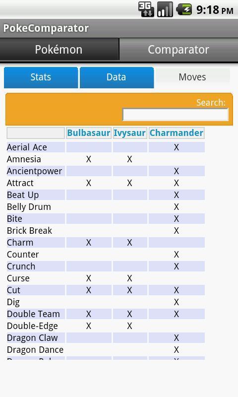 Pokémon Comparator截图5