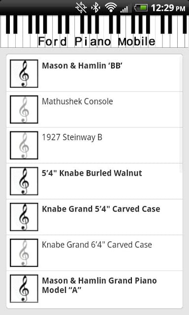 Ford Piano Mobile截图2