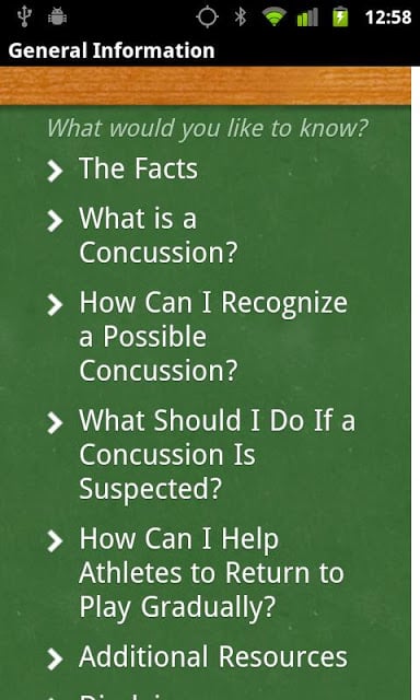 Concussion Recognition &amp; Respo截图5