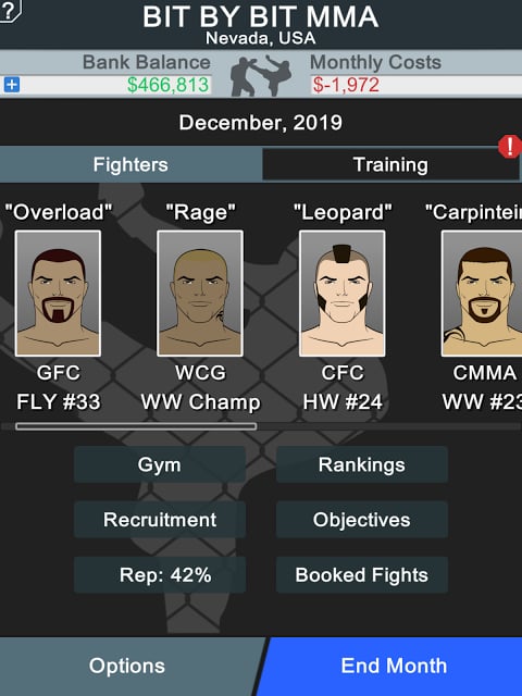 MMA Manager Free截图1